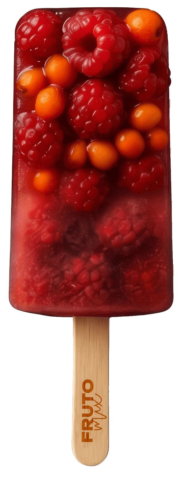 Малиновая основа FRUTO MIX опускается в стакан
